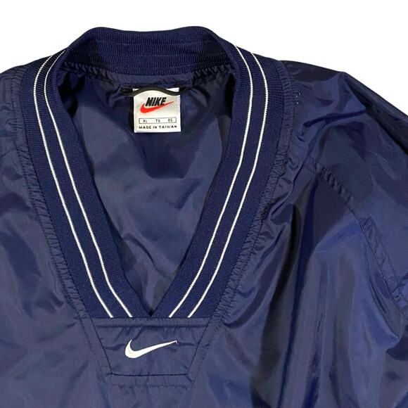 Vintage Nike Nylon Warm Up Pullover Jacket - XL - Picture 2 of 3
